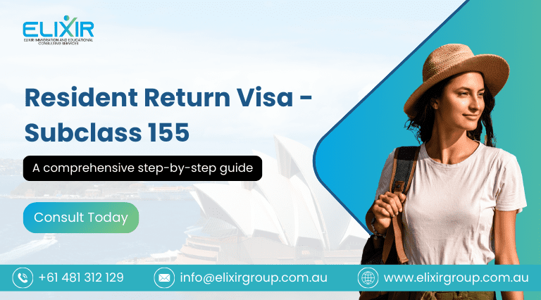 australia resident return visa sc 155